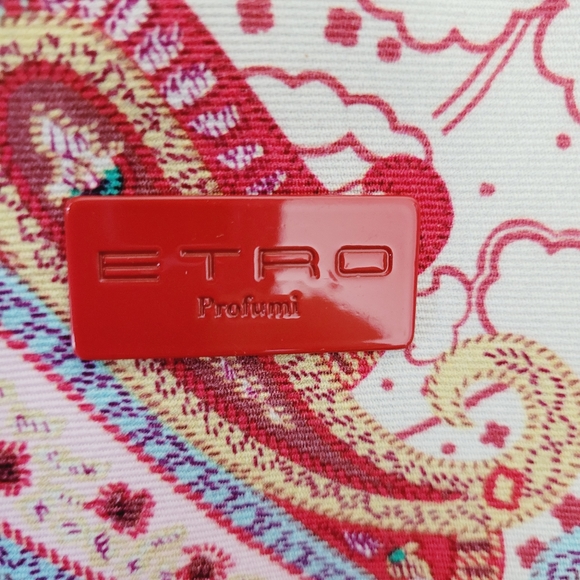 Etro Multicolored Paisley Print Catch All Clutch Bag - Picture 7 of 8